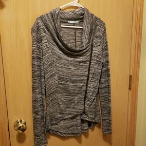 Adorable Maurives zip sweater, size Medium